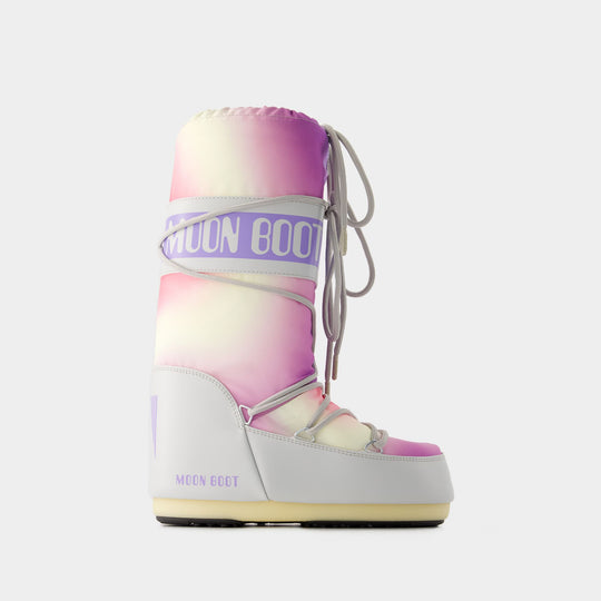Bottes Icon Tie Dye - Moon Boot - Pvc - Gris