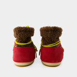 Bottes Light M Patch - Moon Boot - Shearling - Marron