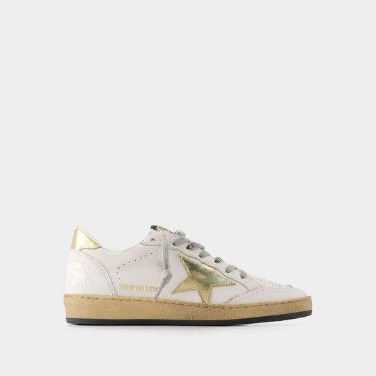 Sneakers Ballstar - Golden Goose - Cuir - Blanc