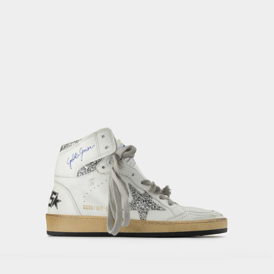 Sneakers Sky Star - Golden Goose - Caoutchouc - Blanc/Gris