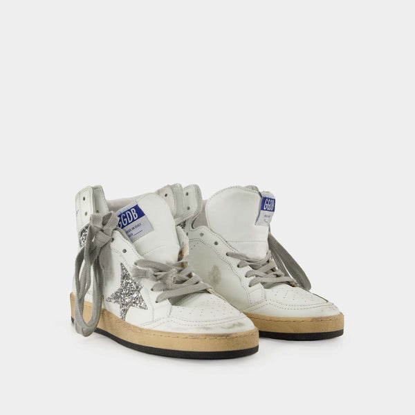 Sneakers Sky Star - Golden Goose - Caoutchouc - Blanc/Gris