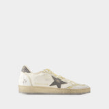Sneakers Ball Star - Golden Goose Deluxe Brand - Cuir - Blanc/Gris