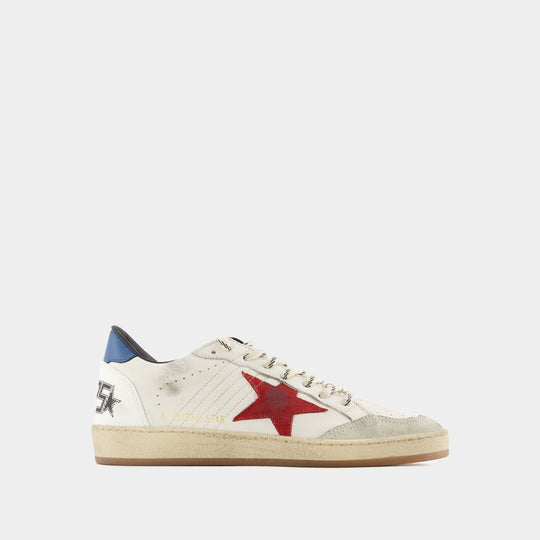 Sneakers Ball Star - Golden Goose Deluxe Brand - Cuir - Blanc