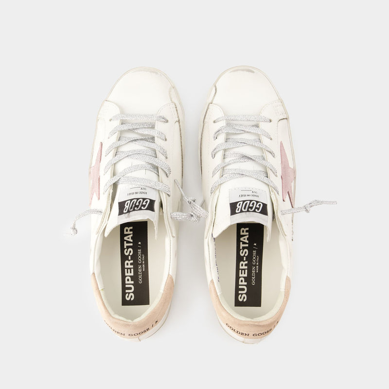 Sneakers Super Star - Golden Goose Deluxe Brand - Cuir - Blanc