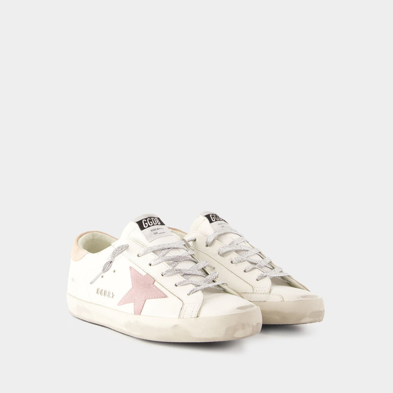 Sneakers Super Star - Golden Goose Deluxe Brand - Cuir - Blanc