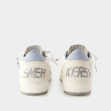 Sneakers Ball Star - Golden Goose Deluxe Brand - Cuir - Blanc