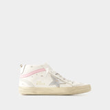 Sneakers Mid Star - Golden Goose Deluxe Brand - Cuir - Blanc