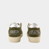 Sneakers Ball Star - Golden Goose Deluxe Brand - Cuir - Kaki