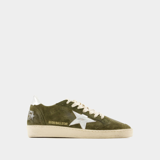 Sneakers Ball Star - Golden Goose Deluxe Brand - Cuir - Kaki