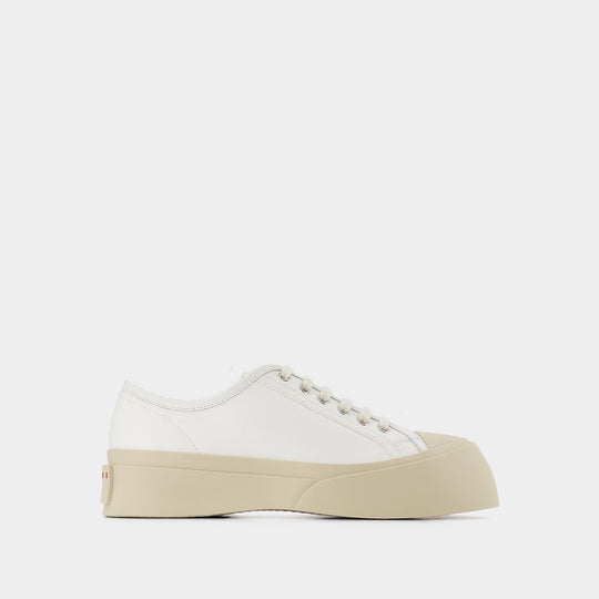 Sneakers Pablo Lace-Up - Marni - Cuir - Blanc