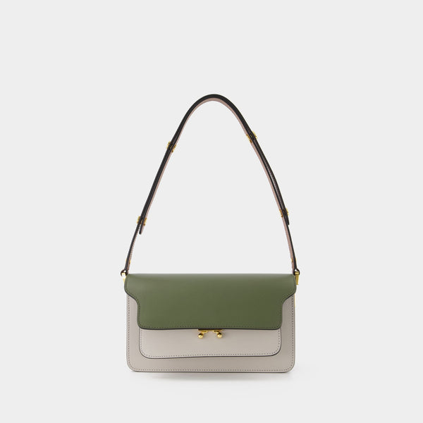 Sac À Bandoulière Trunk Ew - Marni - Cuir - Multi
