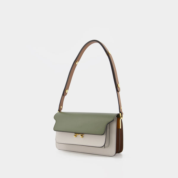 Sac À Bandoulière Trunk Ew - Marni - Cuir - Multi
