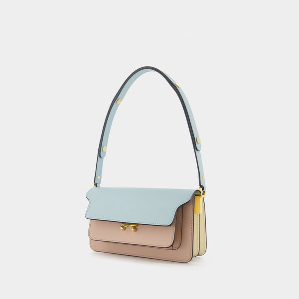 Sac À Bandoulière Trunk Ew - Marni - Cuir - Multi
