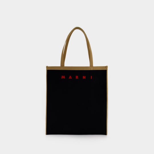 Tote bag Flat Shopping - Marni - Noir