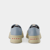 Sneakers Laced Up Pablo - Marni - Cuir - Aquamarine