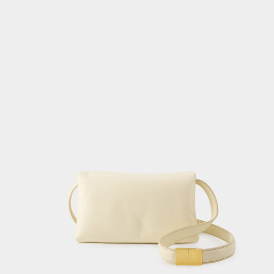 Sac Hobo Prisma - Marni - Cuir - Beige