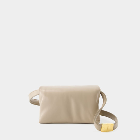 Sac Hobo Small Prisma - Marni - Cuir - Beige