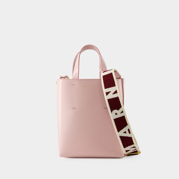 Sac À Bandoulière Museo Mini - Marni - Cuir - Rose