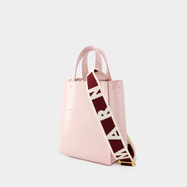 Sac À Bandoulière Museo Mini - Marni - Cuir - Rose