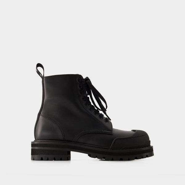 Bottines Dada Combat - Marni - Cuir - Noir