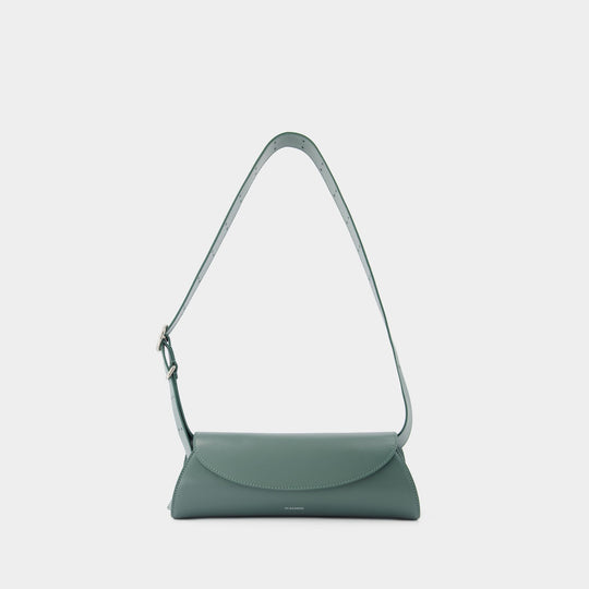Sac À Main Cannolo Sm - Jil Sander - Cuir - Vert