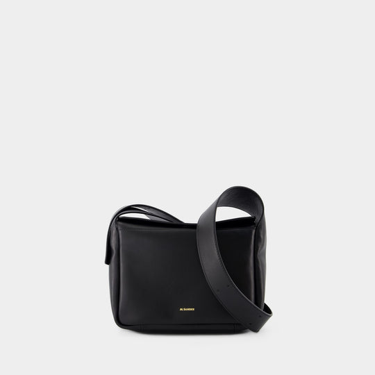 Sac À Bandoulière Flap Messenger Xs - Jil Sander - Cuir - Noir