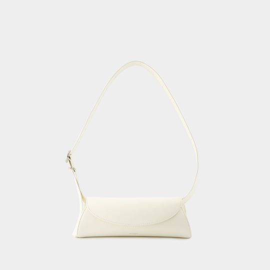 Sac Porté Épaule Cannolo Sm - Jil Sander - Cuir - Beige