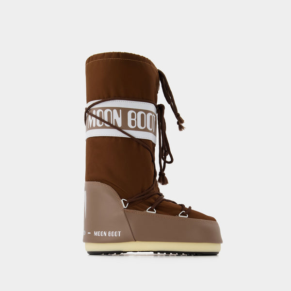 Moon Boot Icon en Nylon Marron