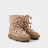 Moon Boot Ltrack Suede/Nylon en Beige