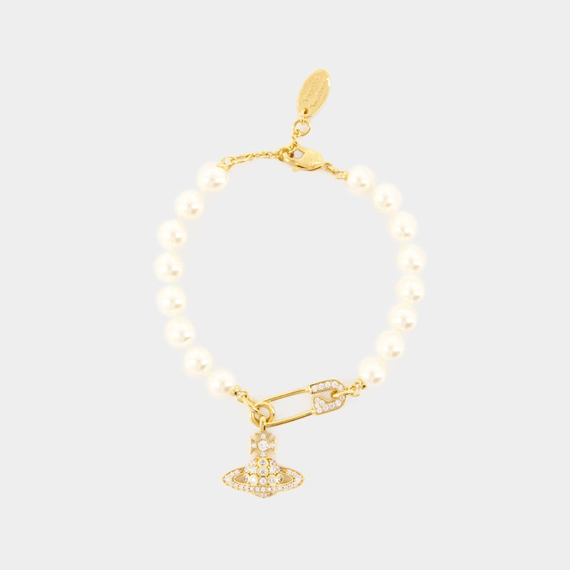 Bracelet Lucrece Pearl - Vivienne Westwood - Laiton - Doré