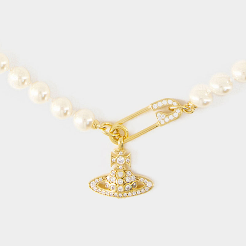 Collier Lucrece Pearl - Vivienne Westwood - Laiton - Doré