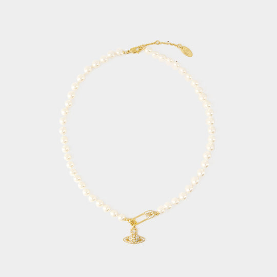 Collier Lucrece Pearl - Vivienne Westwood - Laiton - Doré