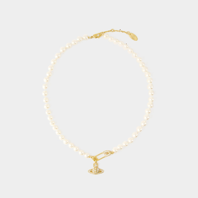 Collier Lucrece Pearl - Vivienne Westwood - Laiton - Doré