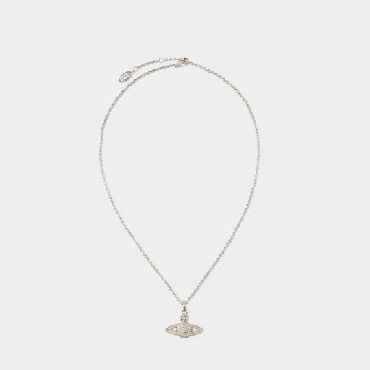 Collier Mini Bas Relief Pendant - Vivienne Westwood - Laiton - Argenté