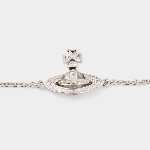 Bracelet Pina Bas Relief - Vivienne Westwood - Laiton - Argenté