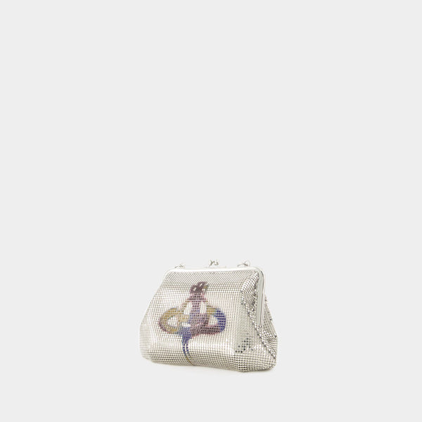 Sac à Main Granny Frame - Vivienne Westwood - Cuir - Argenté