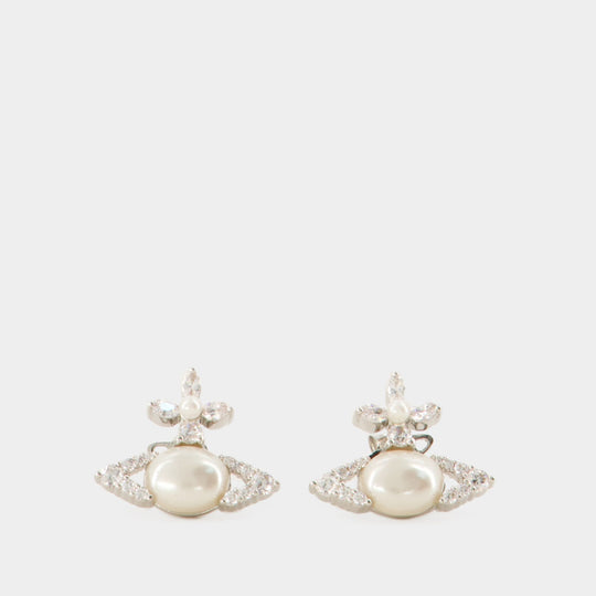 Boucles D'Oreilles Ada - Vivienne Westwood - Laiton - Argenté