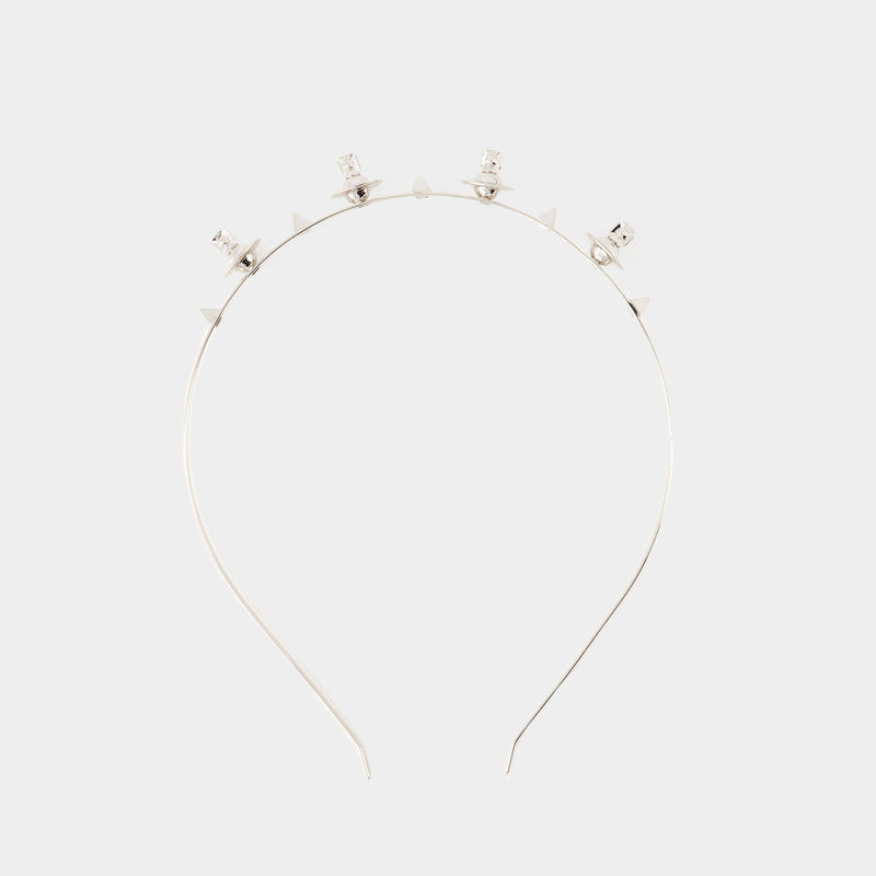 Serre-Tête Clare Alice - Vivienne Westwood - Laiton - Argenté