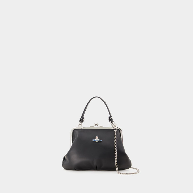 Sac À Main Granny Frame - Vivienne Westwood - Cuir - Noir