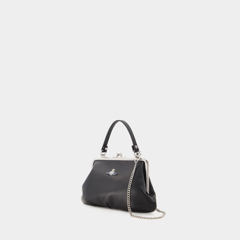 Sac À Main Granny Frame - Vivienne Westwood - Cuir - Noir