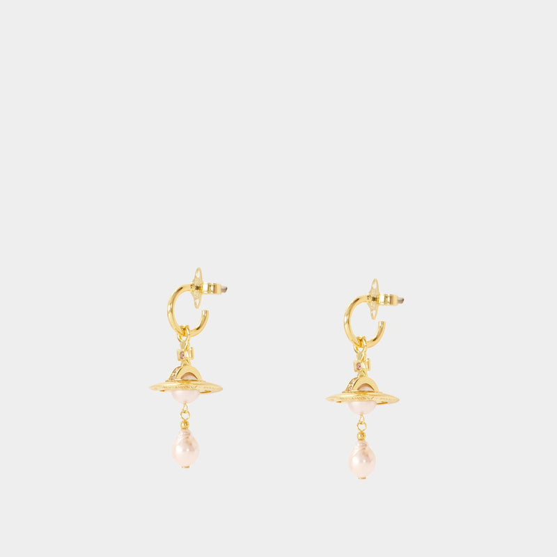 Boucles D'oreilles Aleksa - Vivienne Westwood - Laiton - Doré