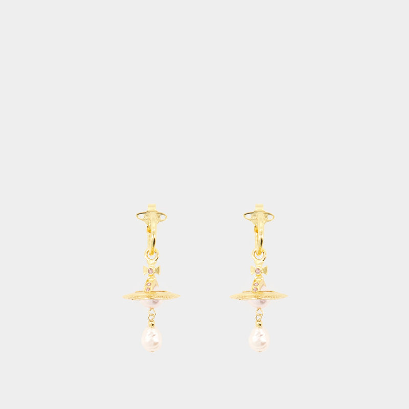 Boucles D'oreilles Aleksa - Vivienne Westwood - Laiton - Doré