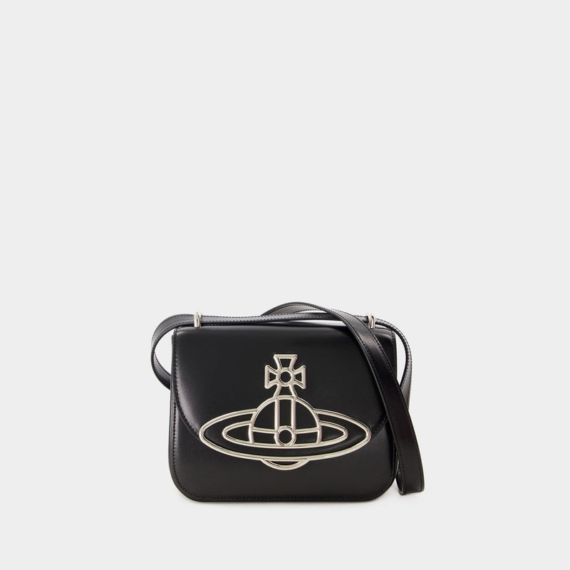 Sac À Bandoulière Linda - Vivienne Westwood - Cuir - Noir