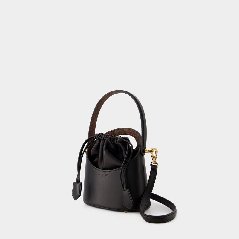 Sac à Bandoulière Secchiello - Etro - Cuir - Noir