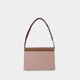 Sac Trunk Bag Medium en Cuir Multicolor