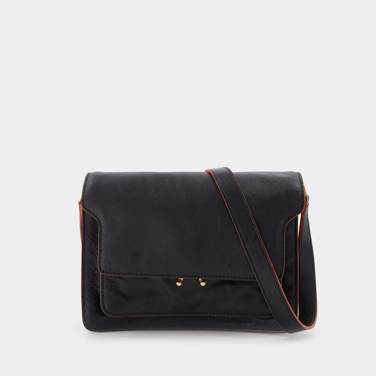 Sac Trunk Soft Medium en Cuir Noir