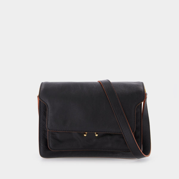 Sac Trunk Soft Medium en Cuir Noir