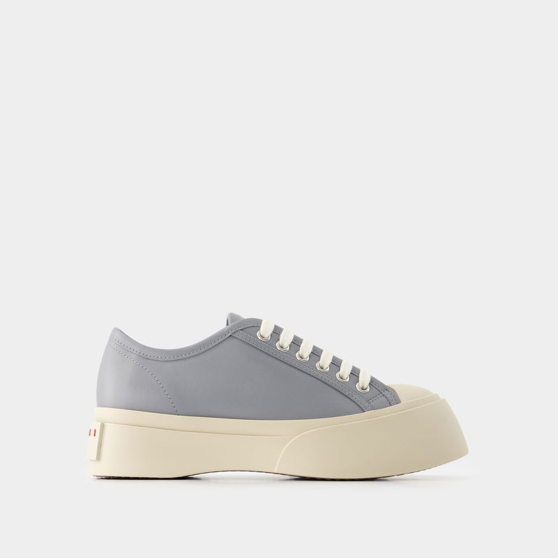 Sneakers Laced Up - Marni - Cuir - Gris