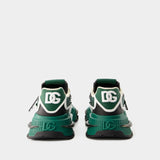 Sneakers Airmaster - Dolce&Gabbana - Nylon - Vert/Noir