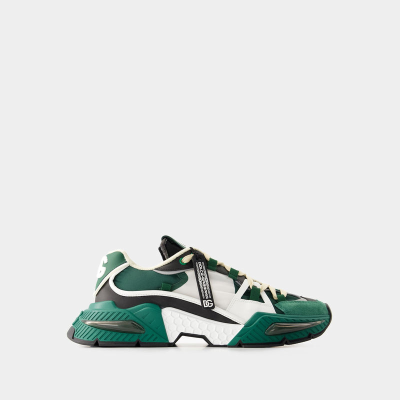 Sneakers Airmaster - Dolce&Gabbana - Nylon - Vert/Noir